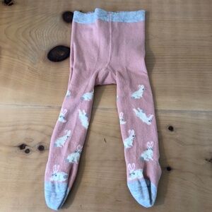 New Without Tags 0-3m Baby Boden Pink Bunny tights